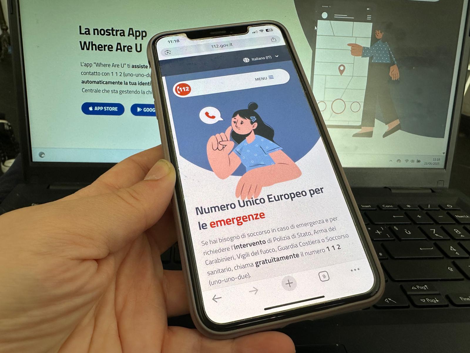 Online il nuovo sito italiano del Numero unico di emergenza 112