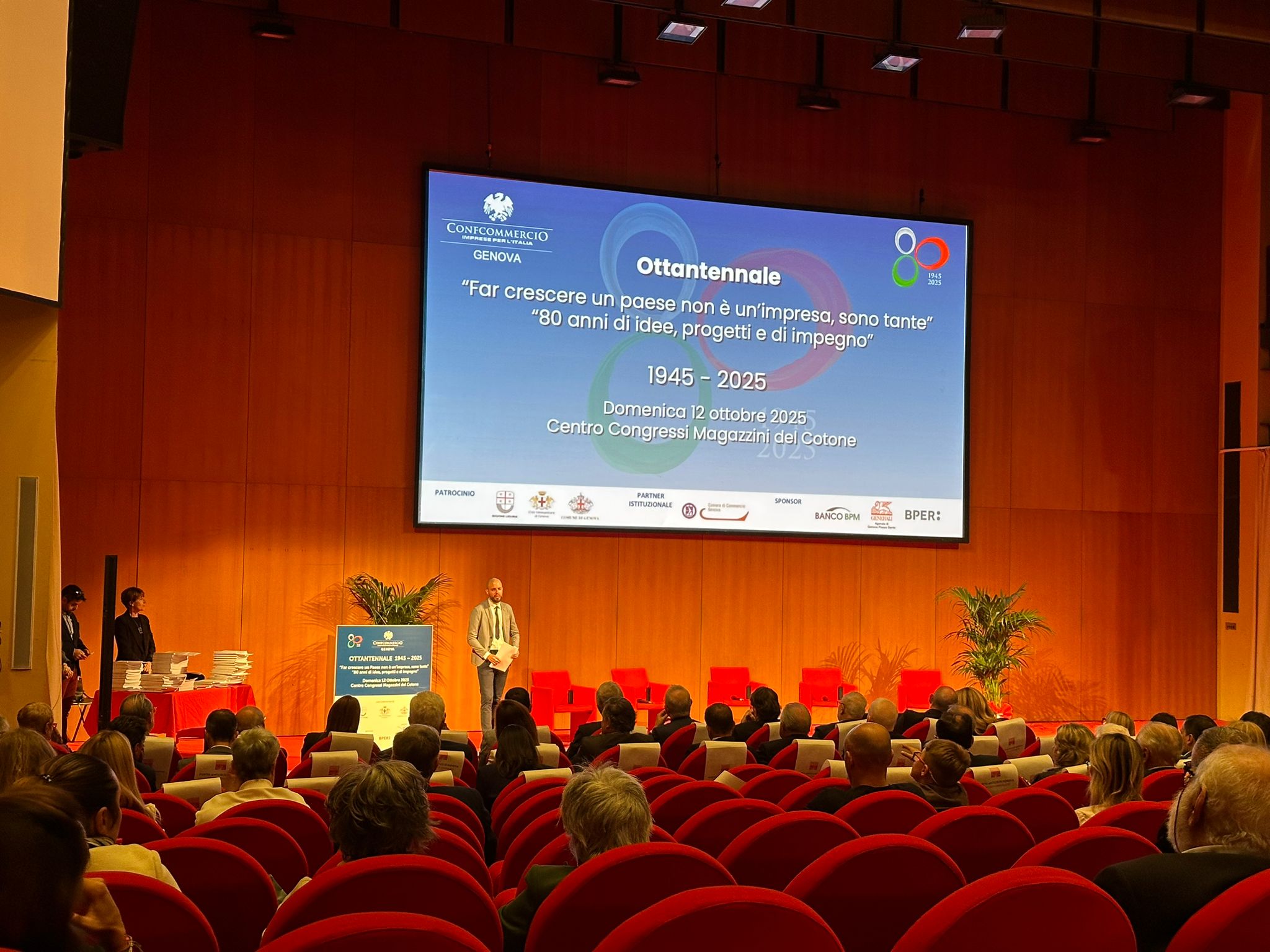 80 anni Confcommercio, Cavo: