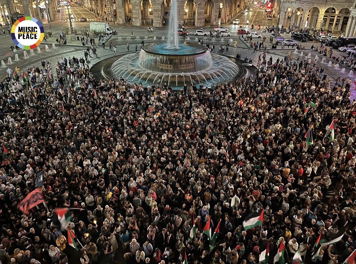 Più di 5 mila persone in piazza per Gaza a Genova: