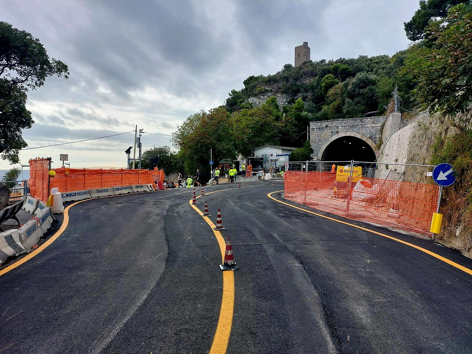 Frana a Capo San Donato, dopo quasi un anno riapre a doppio senso l'Aurelia