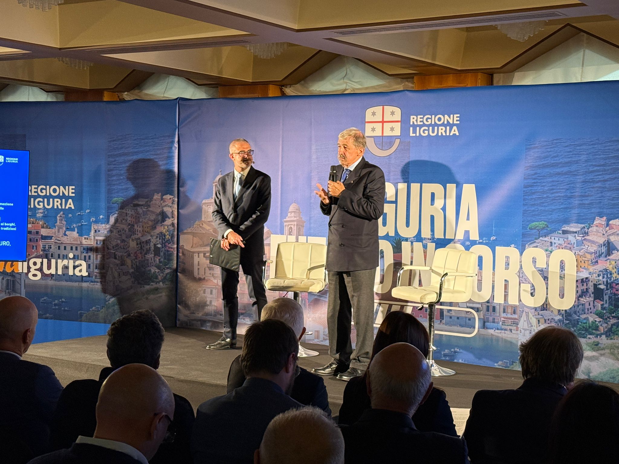 Bucci festeggia un anno in Regione: