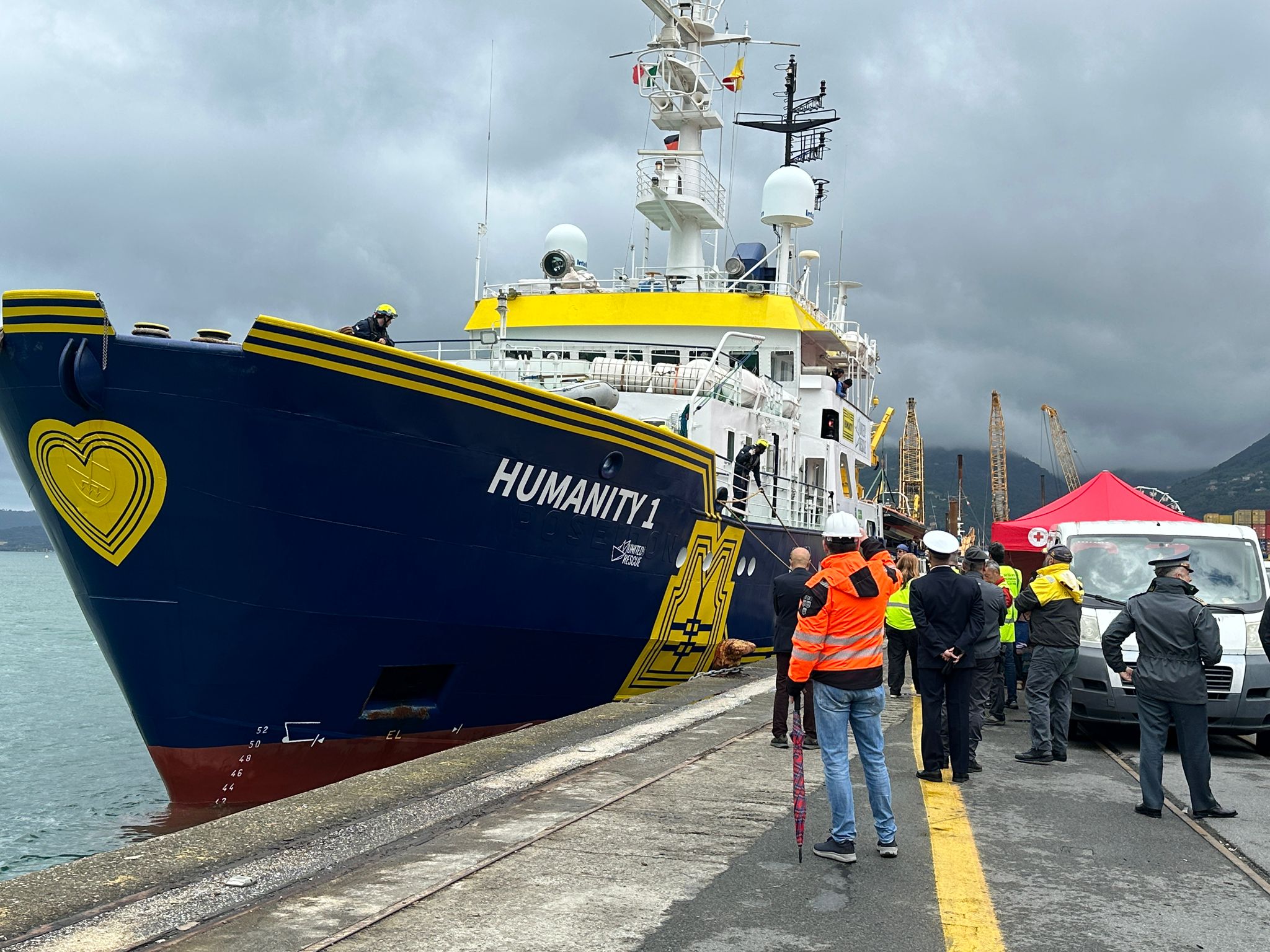 La Spezia, finito lo sbarco dalla