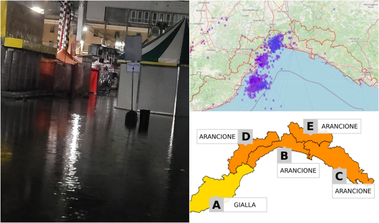 Pioggia, fulmini e piccoli allagamenti: Centro-Levante in allerta arancione