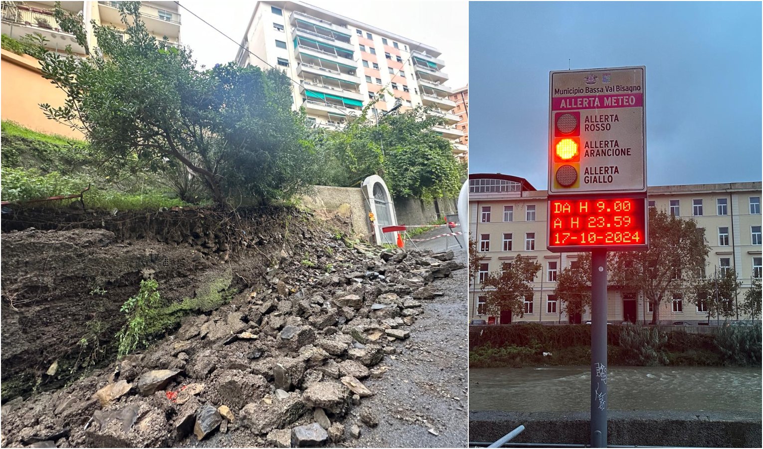 Liguria, allerta arancione sul Centro-Levante. Temporale su Genova. Primocanale in diretta