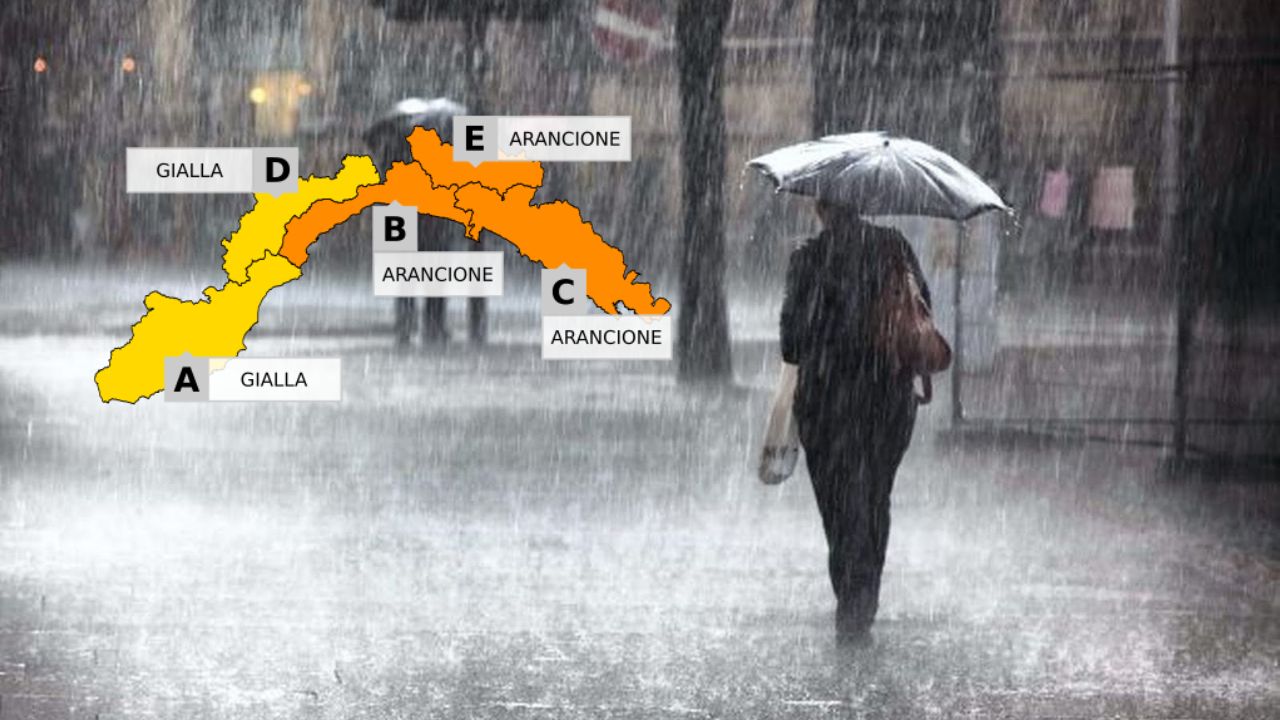 Maltempo in arrivo in Liguria, dalle 10 allerta arancione sul Centro-Levante. Primocanale in diretta dalle 8