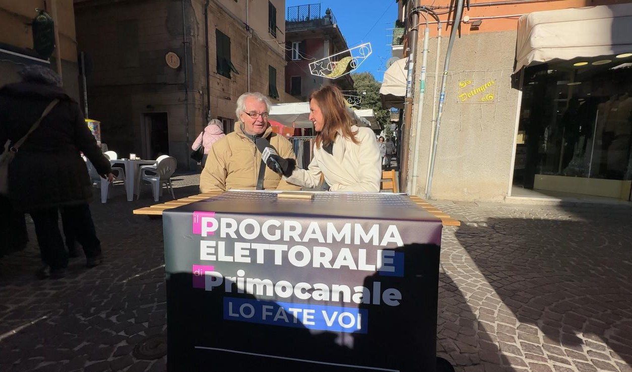 Il banchetto di Primocanale a Bolzaneto: la sicurezza al primo posto