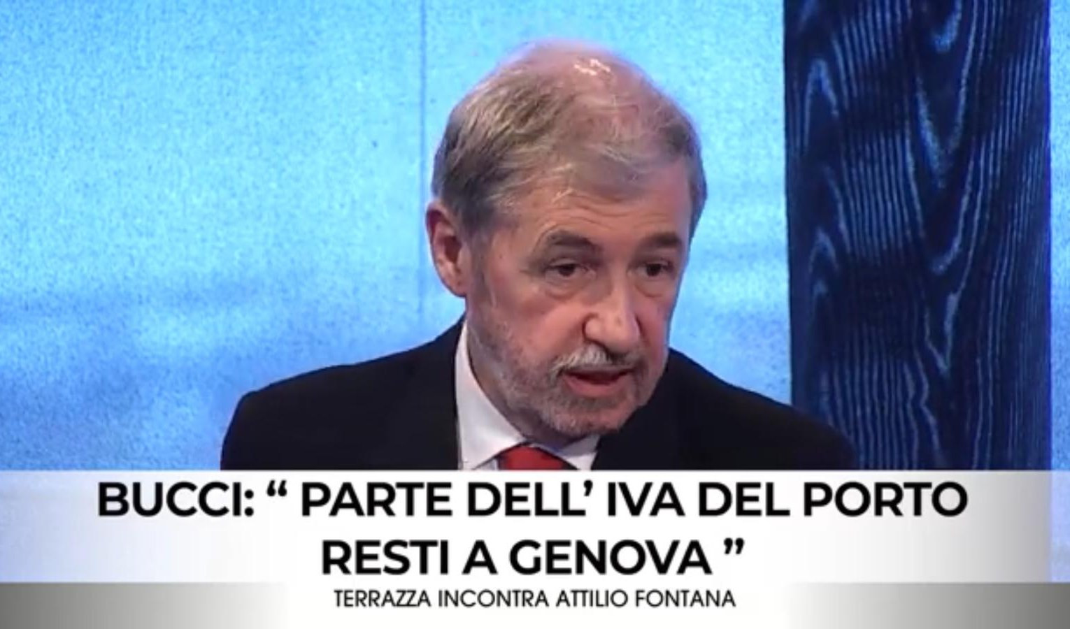 Bucci a Terrazza: “Parte dell’Iva dei porti resti in Liguria per crescere”