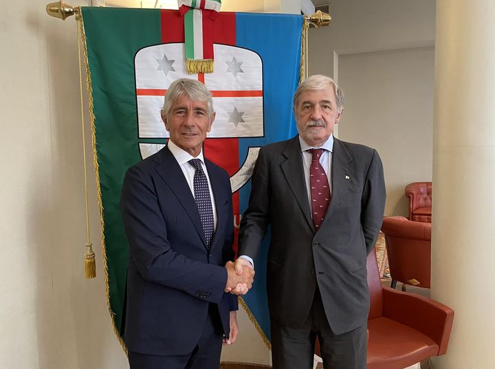 Il primo incontro del presidente Bucci è con il ministro Abodi