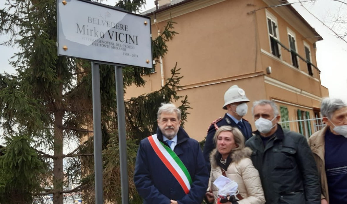 Belvedere per Mirko Vicini, Bucci: 