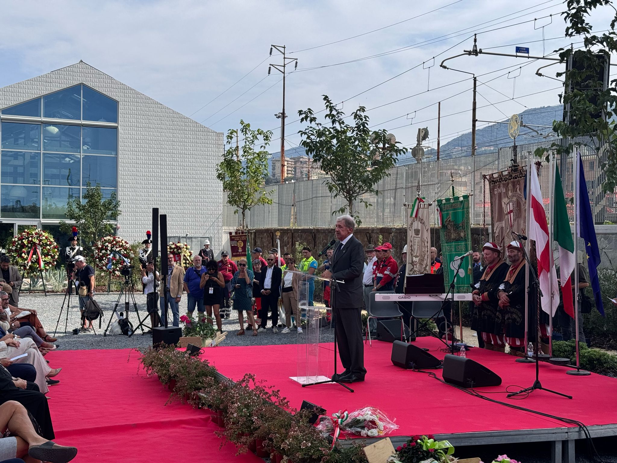 Sette anni dal Morandi, Bucci: