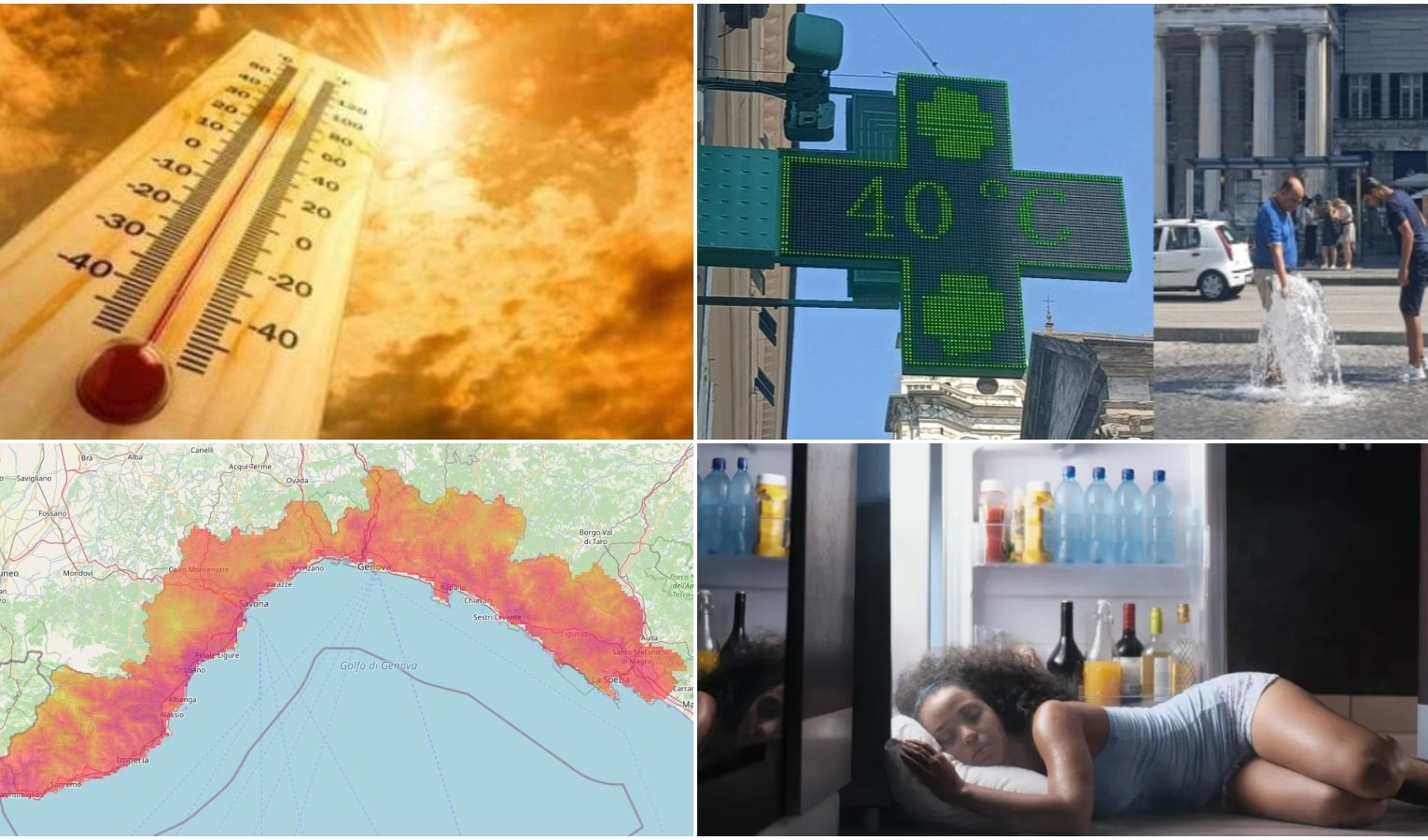 Ondata di caldo in Liguria, domani bollino giallo