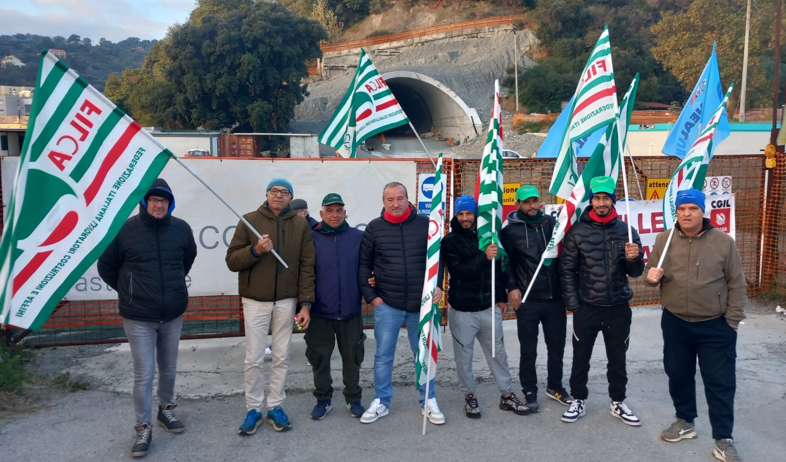 Aurelia Bis Savona, i lavoratori tornano in cantiere