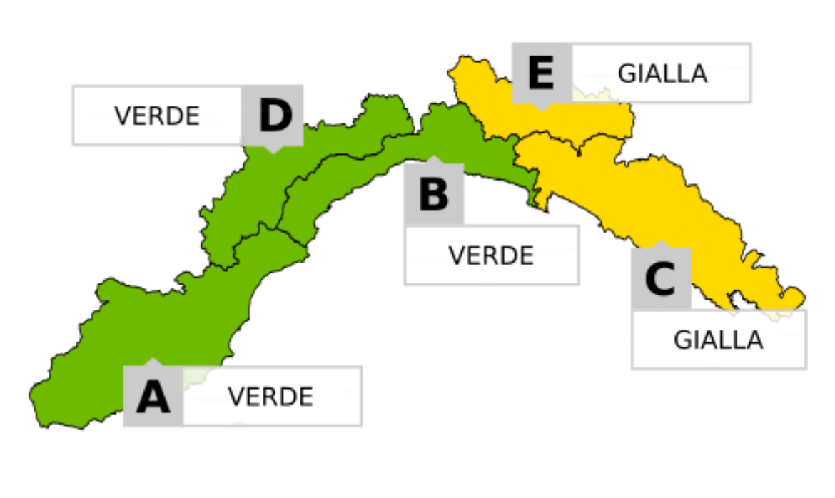 Sabato allerta gialla per temporali sul Levante, è il quarto weekend consecutivo di maltempo