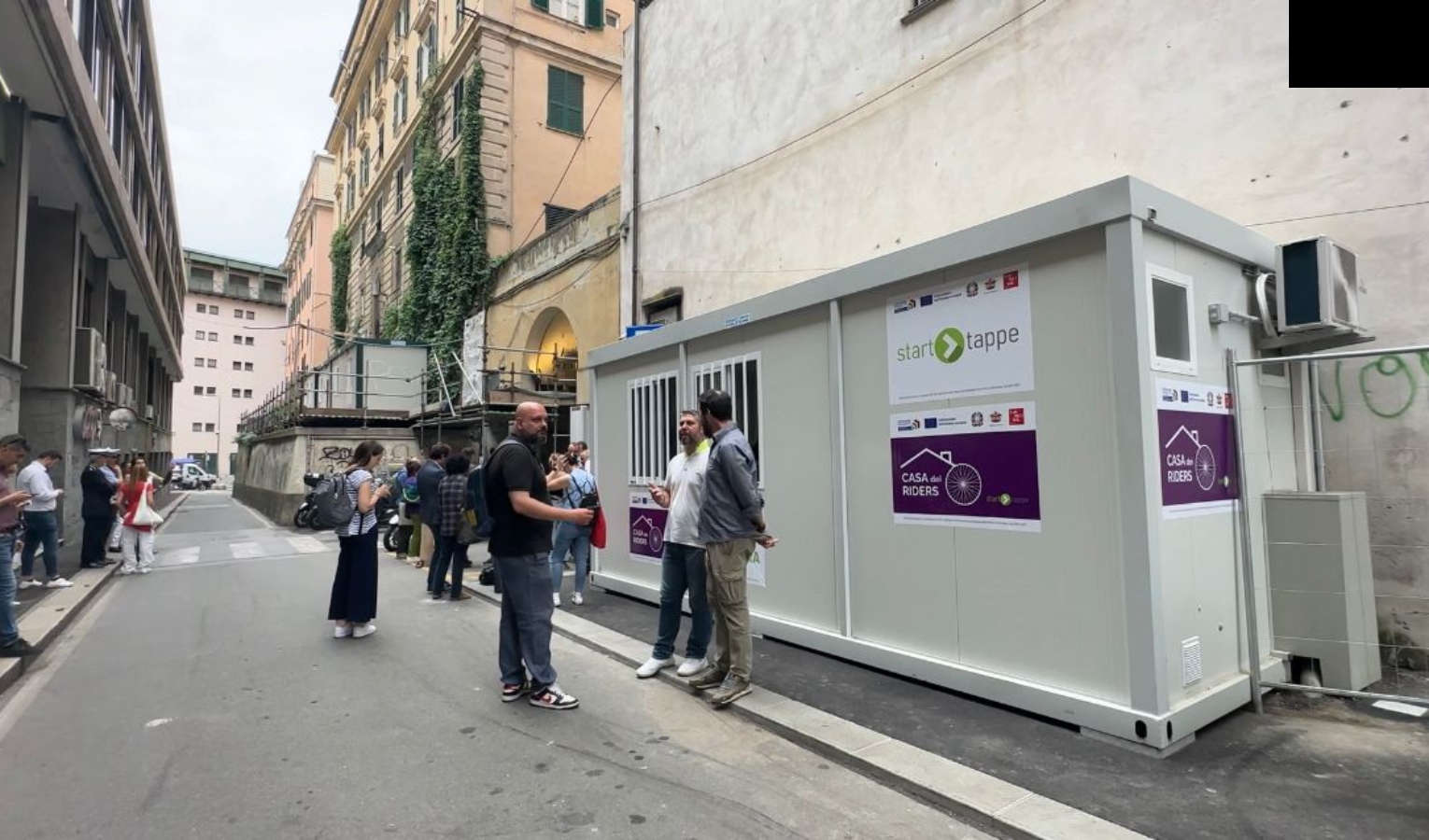A Genova aprono due Case dei riders: prese, attrezzi e caffè per i lavoratori