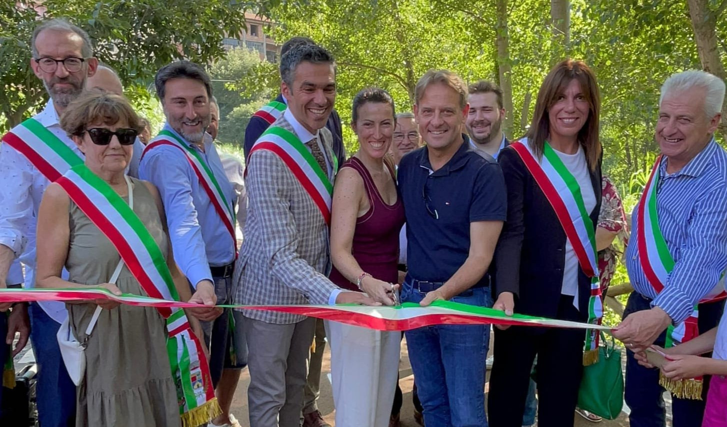 Chiusavecchia, nuova pista ciclopedonale: inaugurato il primo tratto