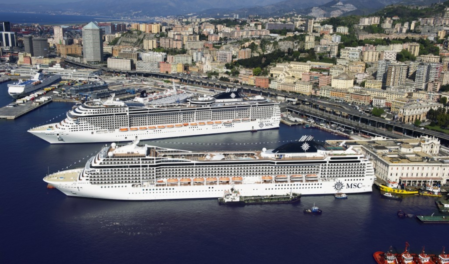 Genova, domenica in arrivo 30.000 passeggeri dalle navi da crociera