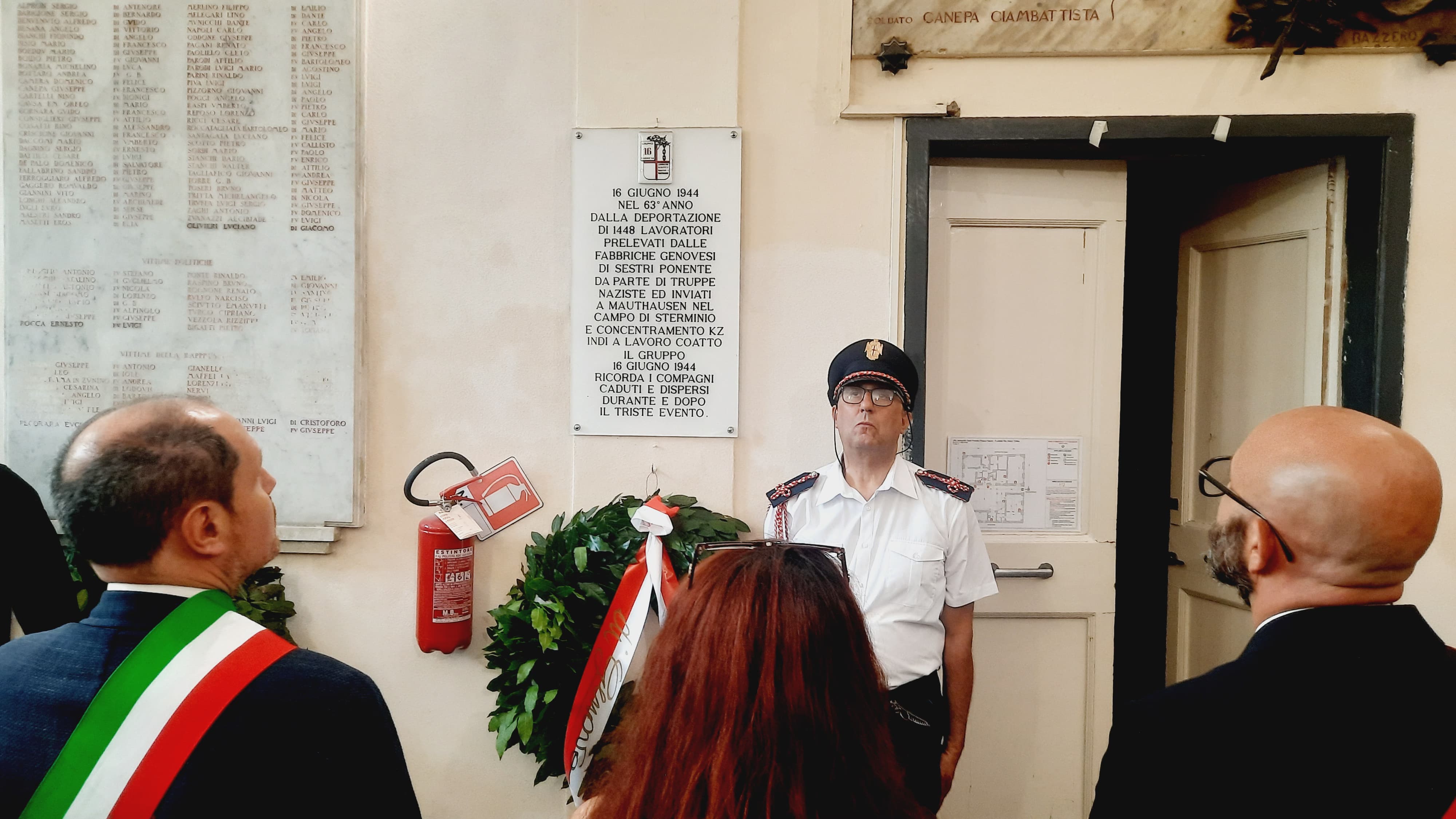 Genova, a Sestri la commemorazione per i 1500 operai deportati nel 1944
