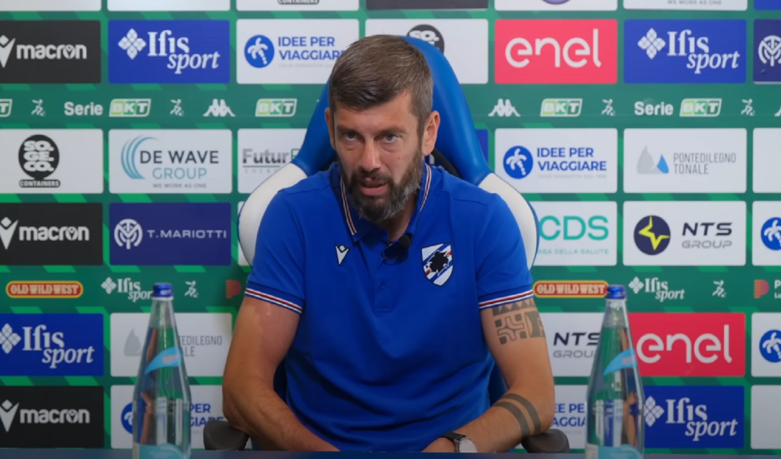 Sampdoria, fiducia a tempo a Donati: per ora niente esonero