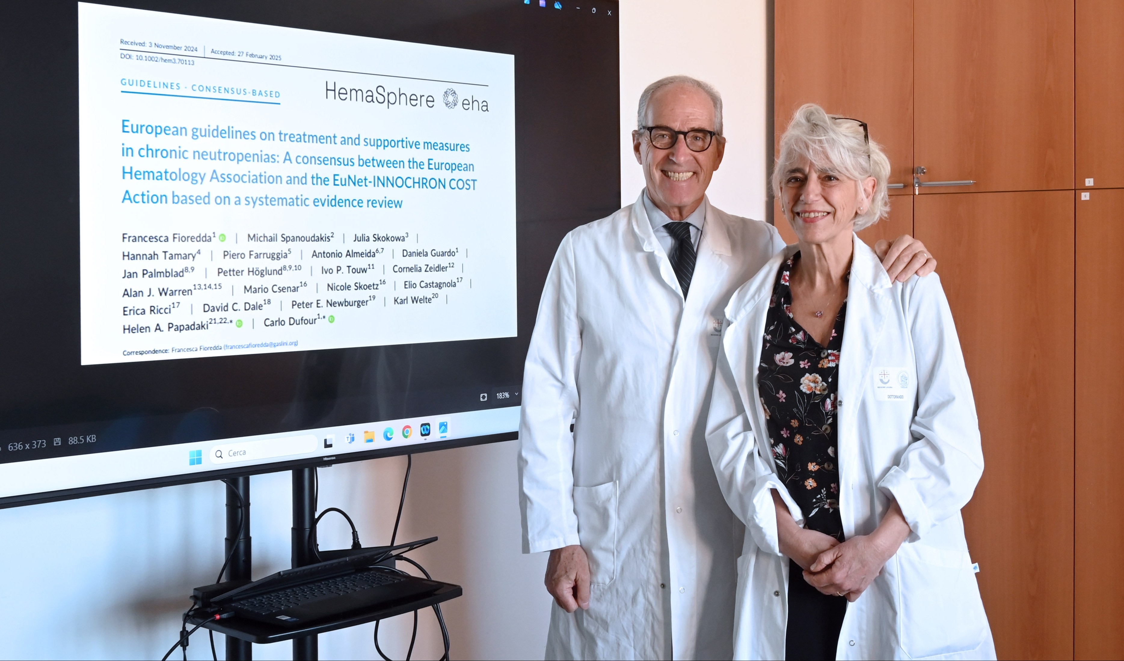 Ricerca, dal Gaslini le linee guida per le malattie rare del sangue