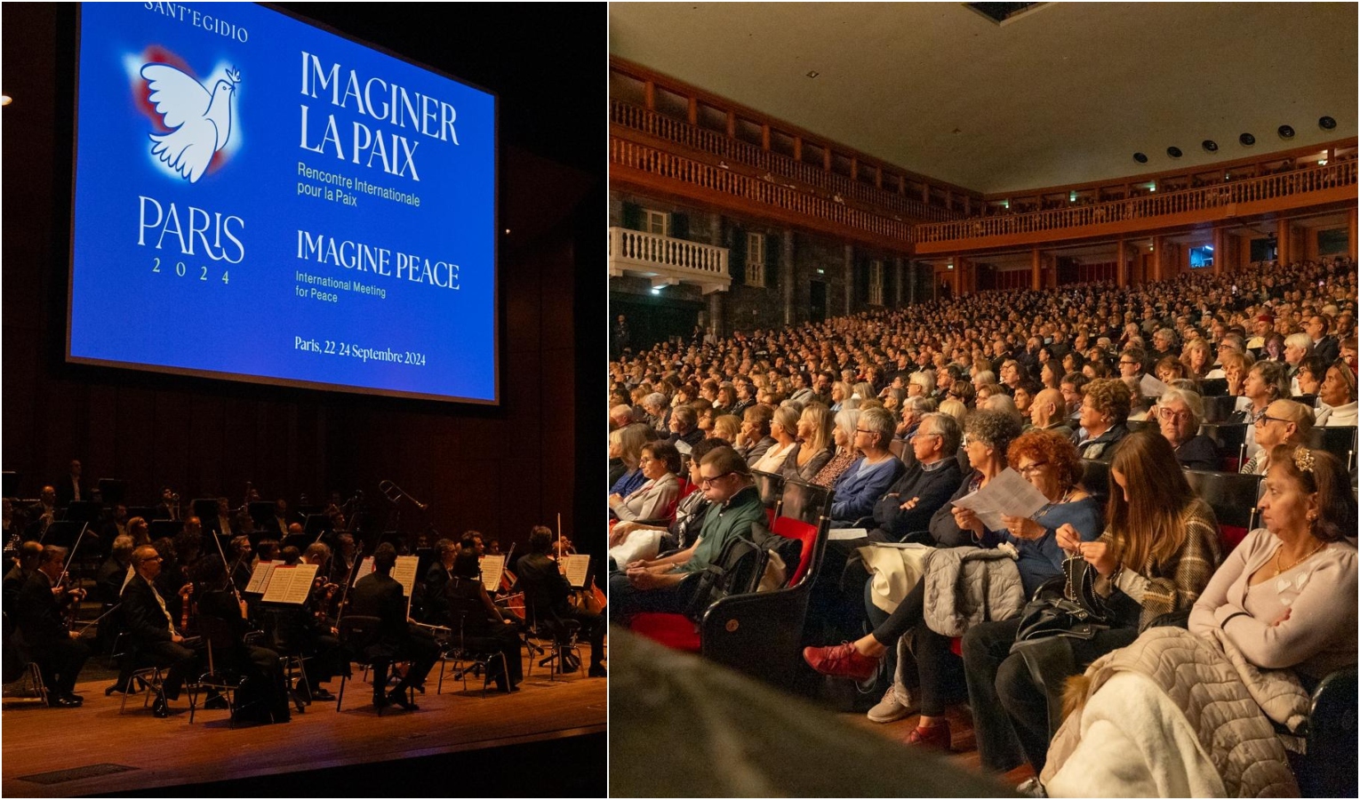 Sant'Egidio, tutto esaurito al Carlo Felice per chiedere la pace