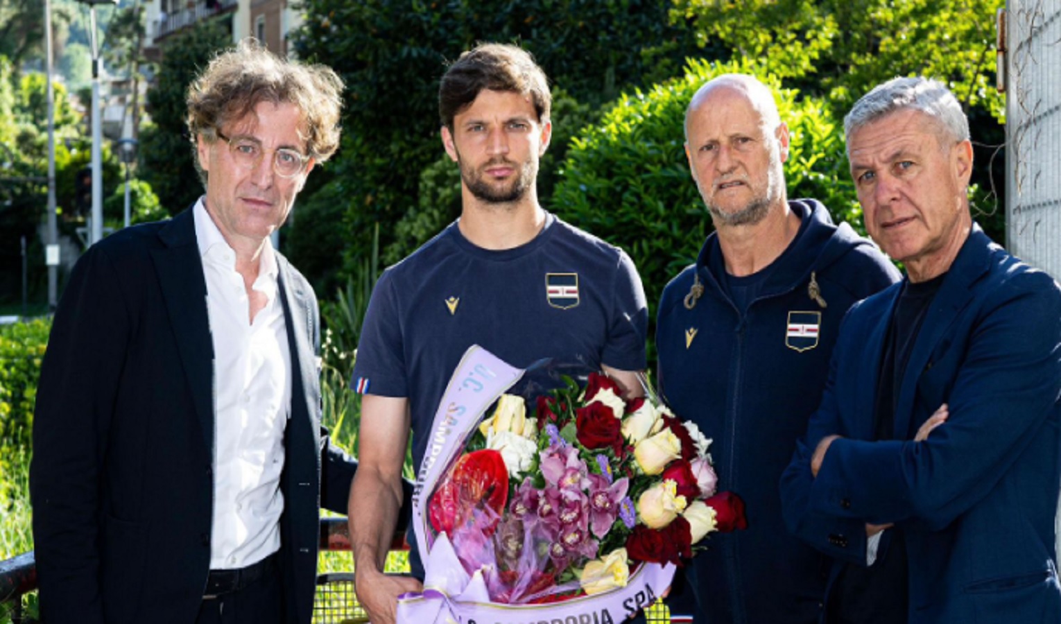 Sampdoria: a Castellamare l'omaggio alle vittime della funivia del Monte Faito