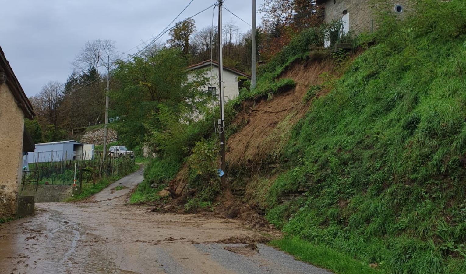 Maltempo, la colonna mobile della Protezione Civile in Val Bormida