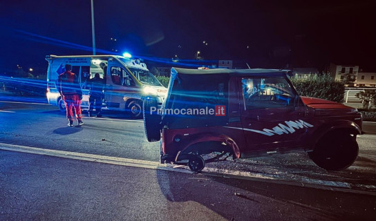 Genova, frontale contro auto: era contromano e ubriaco