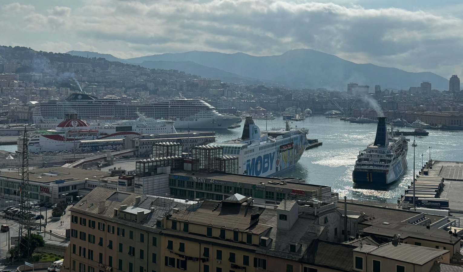 Banchine porto elettrificate, Comune Genova: 