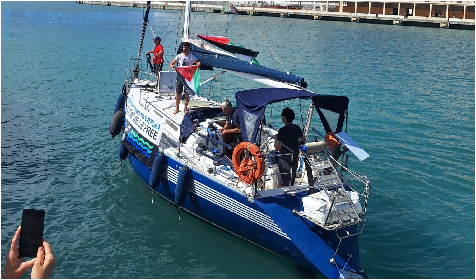 La Global Sumud Flotilla da Genova per Gaza, su Primocanale il viaggio dei due genovesi
