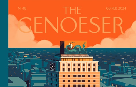 'The Genoeser': Genova raccontata con le copertine di una rivista immaginaria