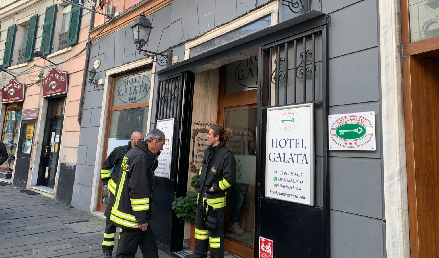 Fuga di gas all'hotel Galata, evacuati e poi rientrati gli ospiti