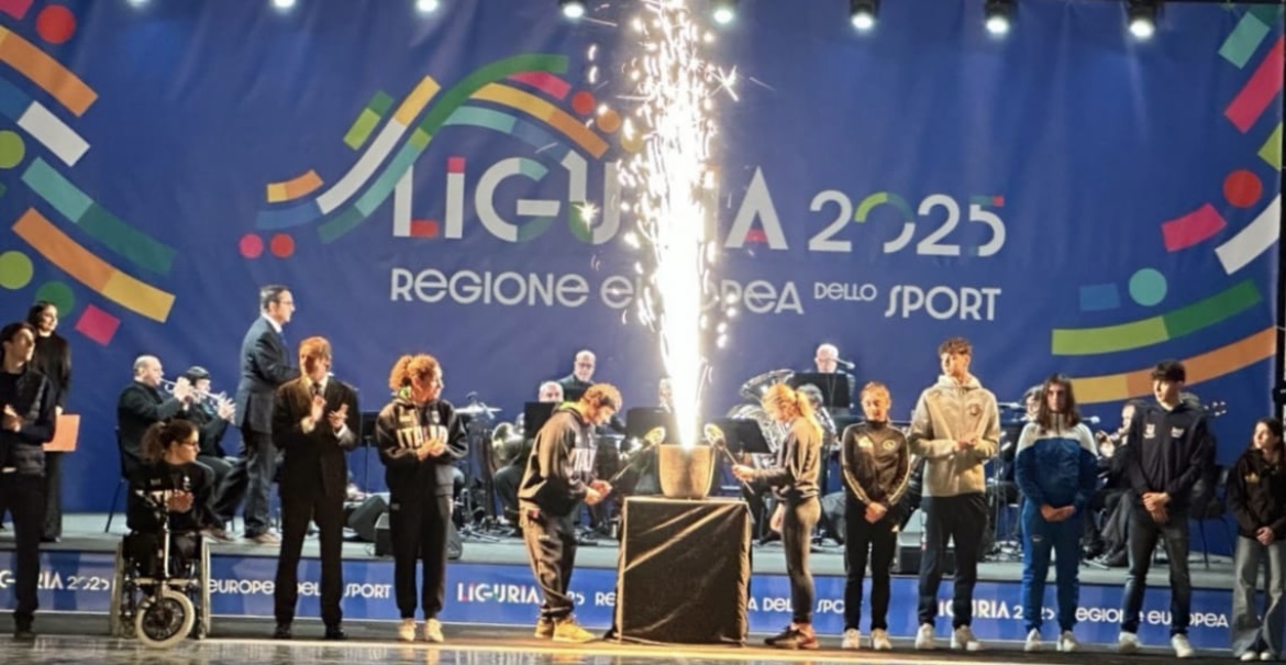 Liguria regione europea dello sport, la festa al Palasport