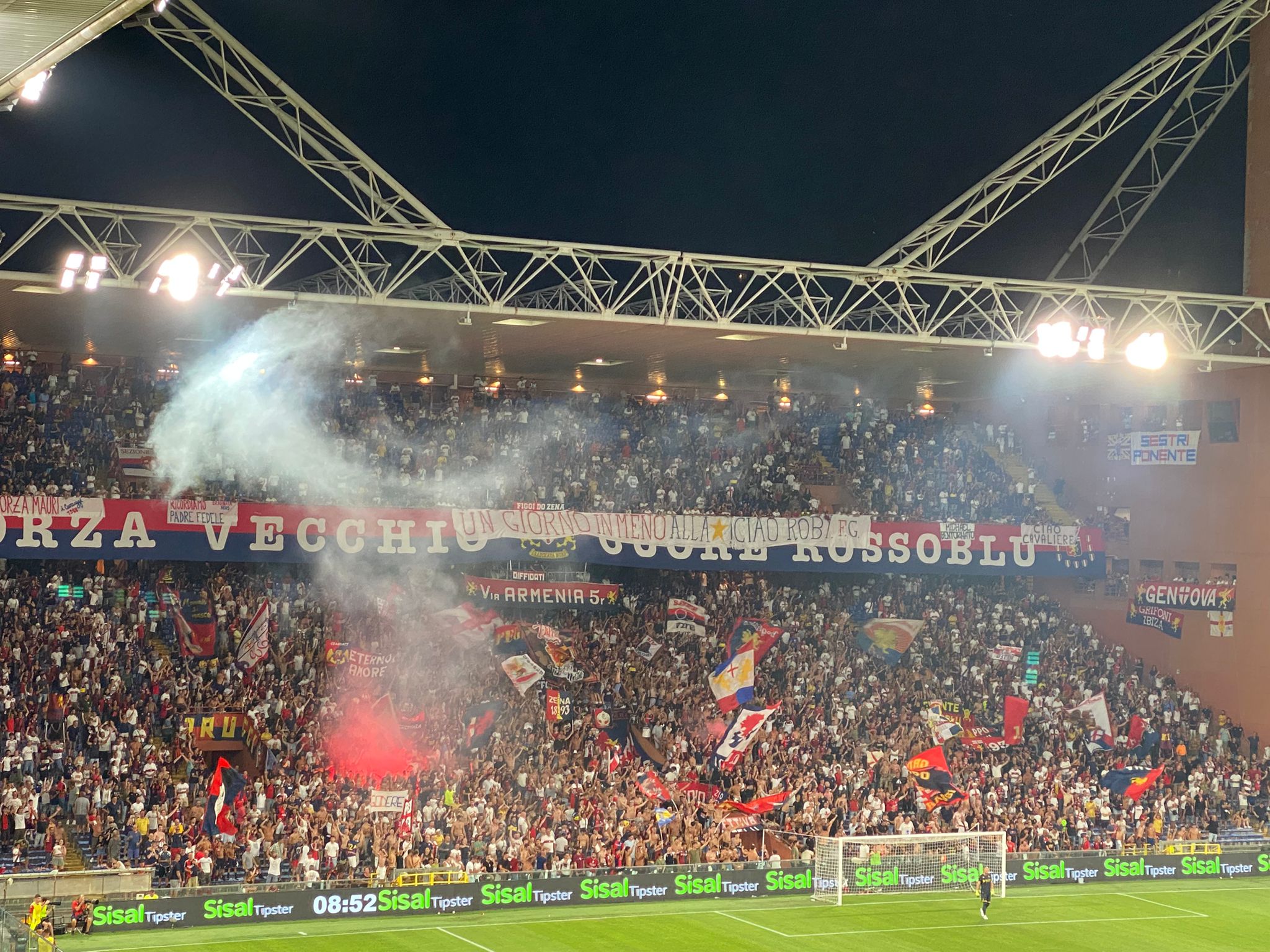 Genoa, sabato dalle mille emozioni: il ricordo di Ferraris e il debutto del Vieira 2.0