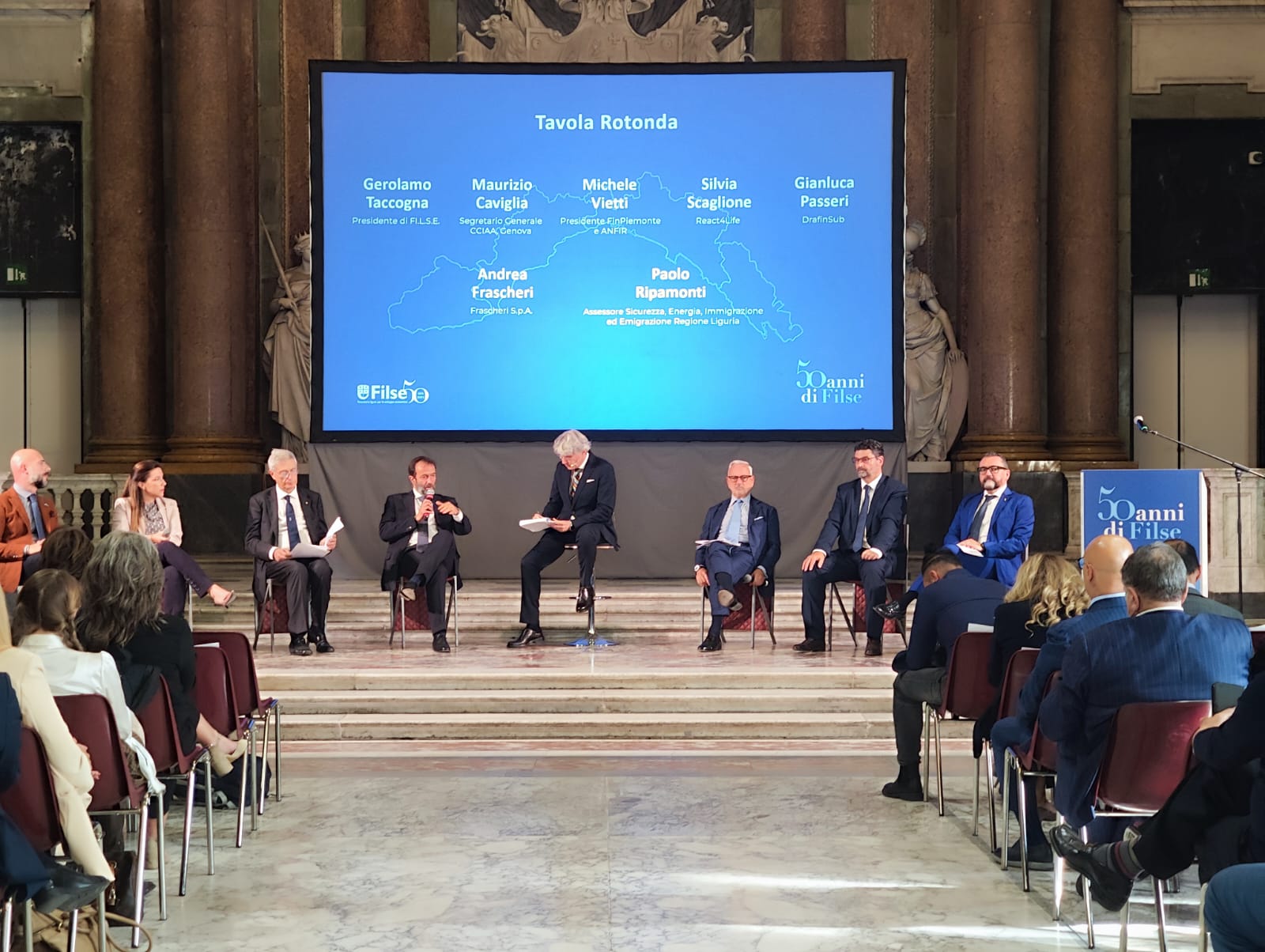 Cinquant’anni di Filse, la Liguria celebra il motore del suo sviluppo economico