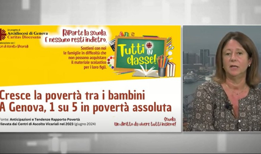 A Genova 1 bimbo su 5 in povertà, il progetto Caritas 'Tutti in classe'