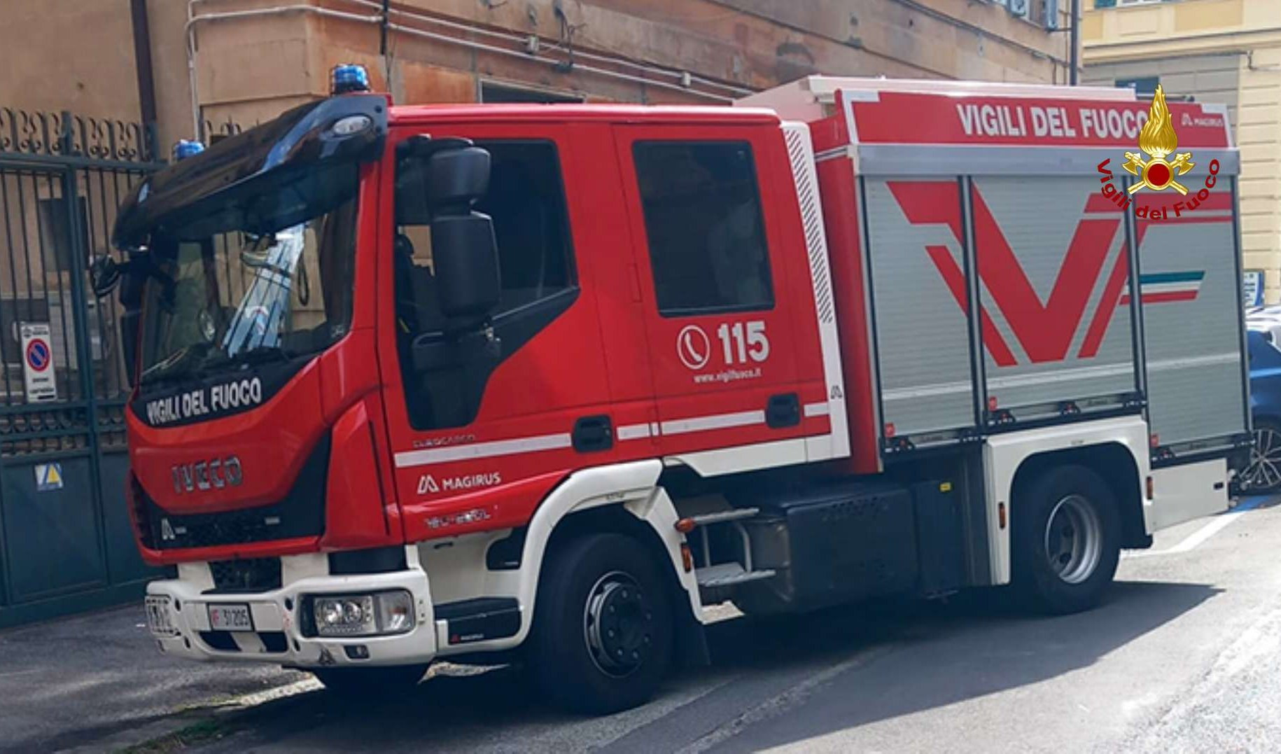 Frana sul lungomare a Savona, in corso la messa in sicurezza