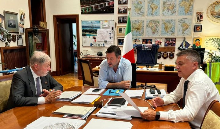 Infrastrutture, Bucci incontra Salvini e Rixi per fare il punto sulle opere