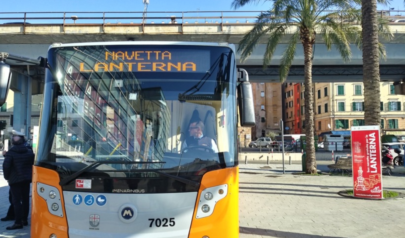 Dal Galata alla Lanterna: arriva la navetta gratuita