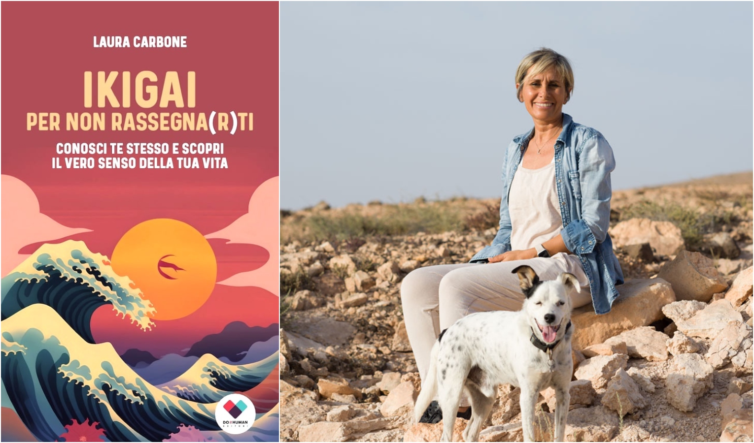 'Ikigai per non rassegna(r)ti', il nuovo libro della genovese Laura Carbone