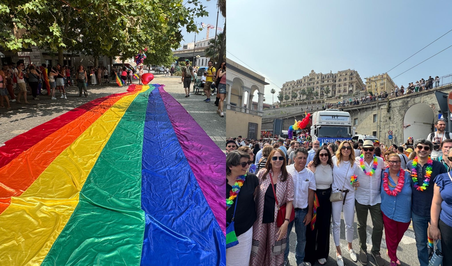 Liguria Pride, in 40mila al corteo per le strade di Genova: presente anche la sindaca Salis
