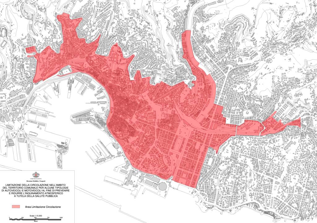 Scatta l'ordinanza, vietati i diesel euro 4 in centro Genova ma