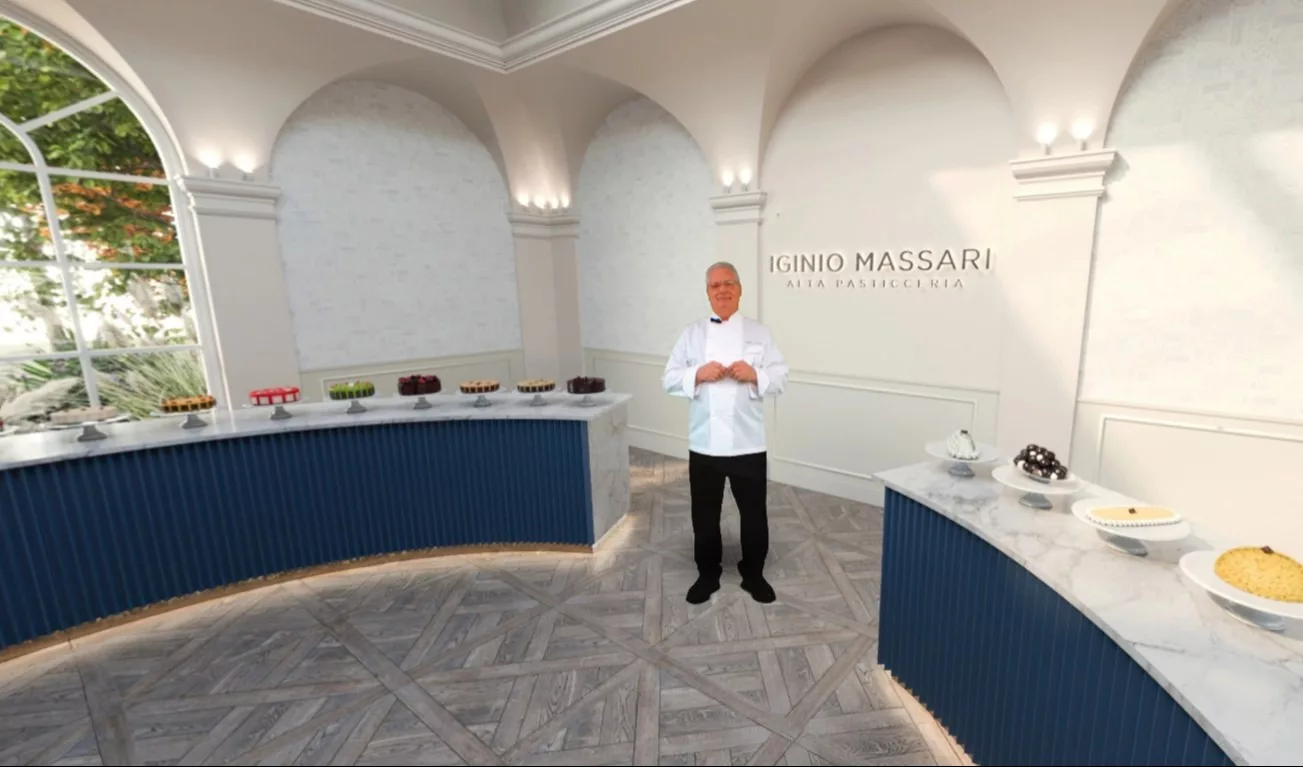 Iginio Massari porta l'alta pasticceria nella realtà virtuale