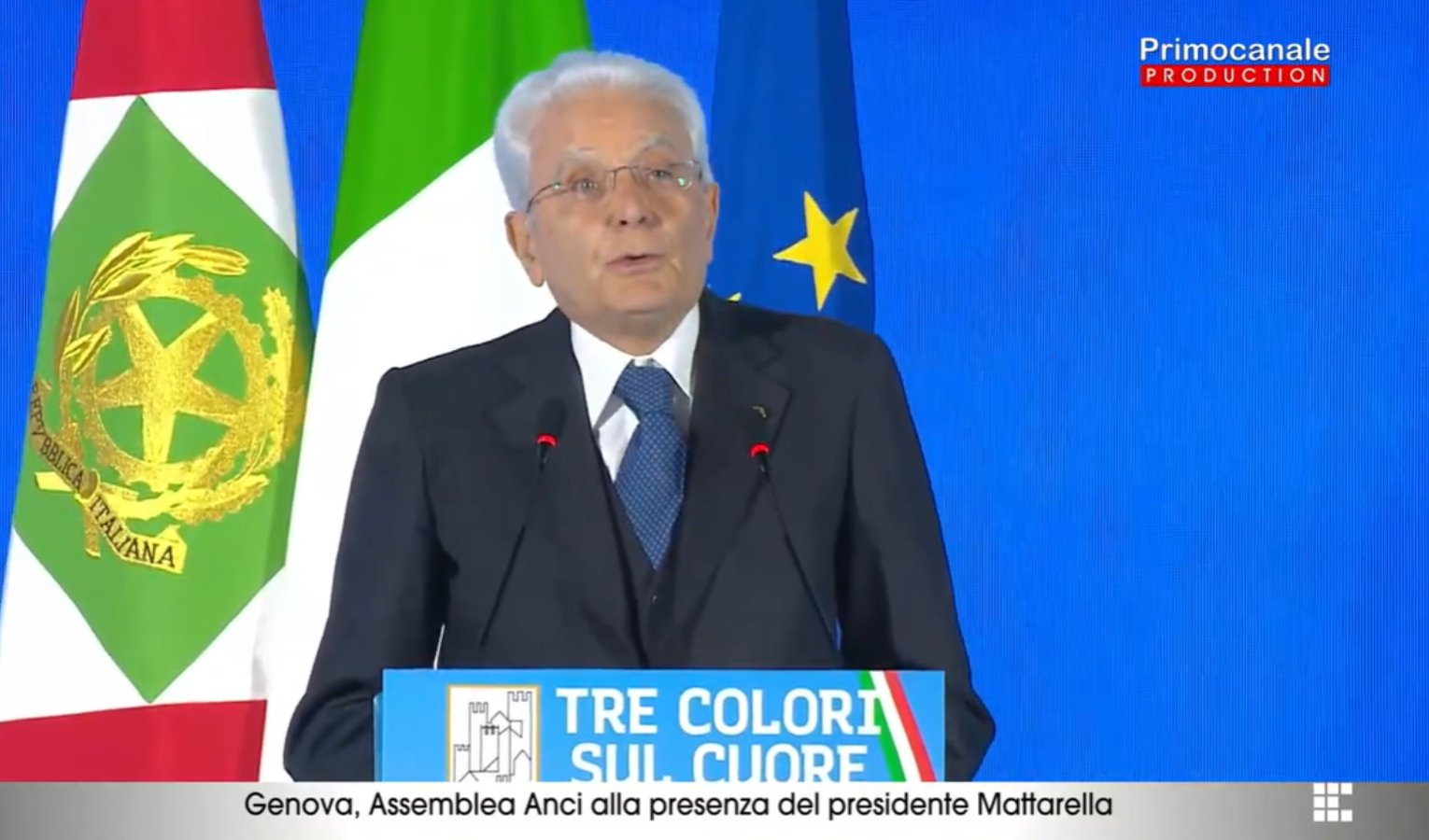 Assemblea Anci, la visita del Presidente Mattarella a Genova