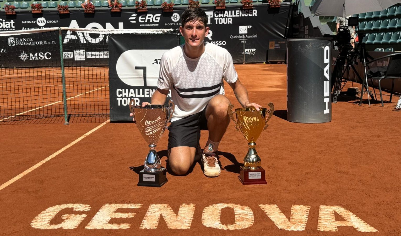 Tennis a Genova, Francesco Passaro vince il Memorial Giorgio Messina 