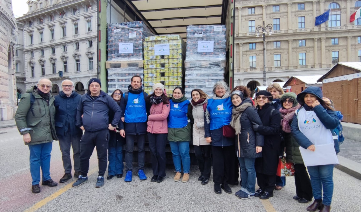 Sant'Egidio-Primocanale, parte da Genova il quarto tir per l'Ucraina