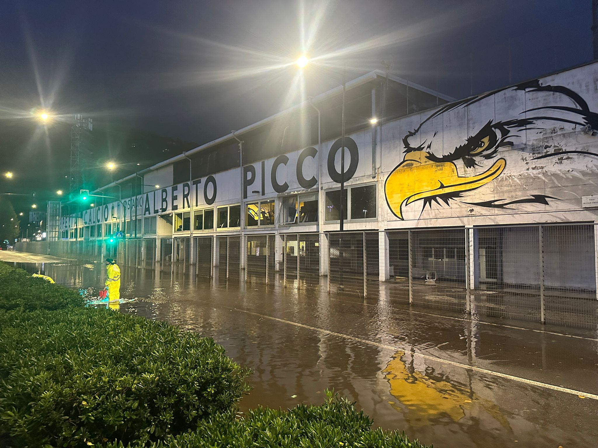 Maltempo sul Centro-Levante, bomba d'acqua sulla Spezia