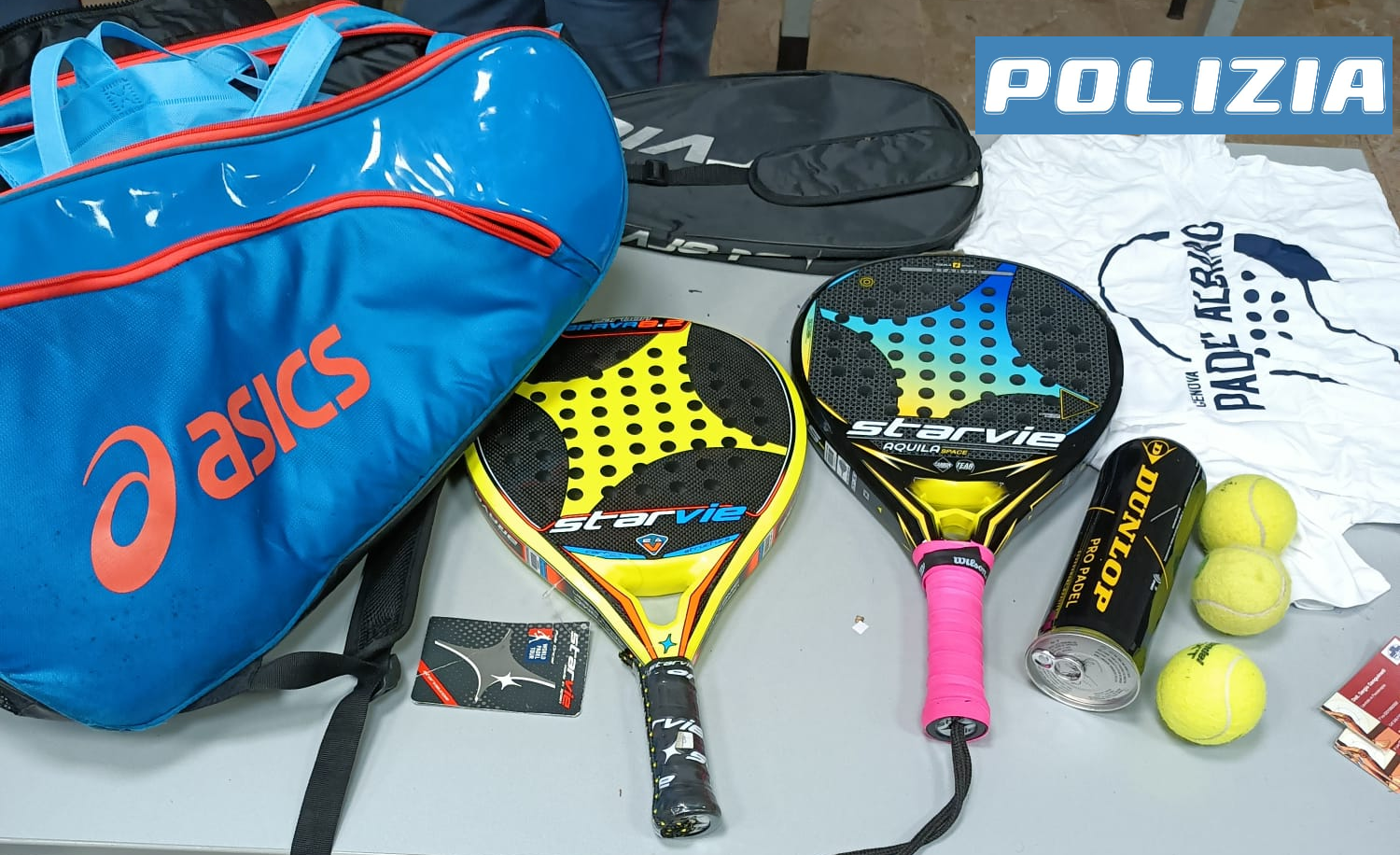 Rubano racchette nel campo da padel delle piscine di Albaro: denunciati