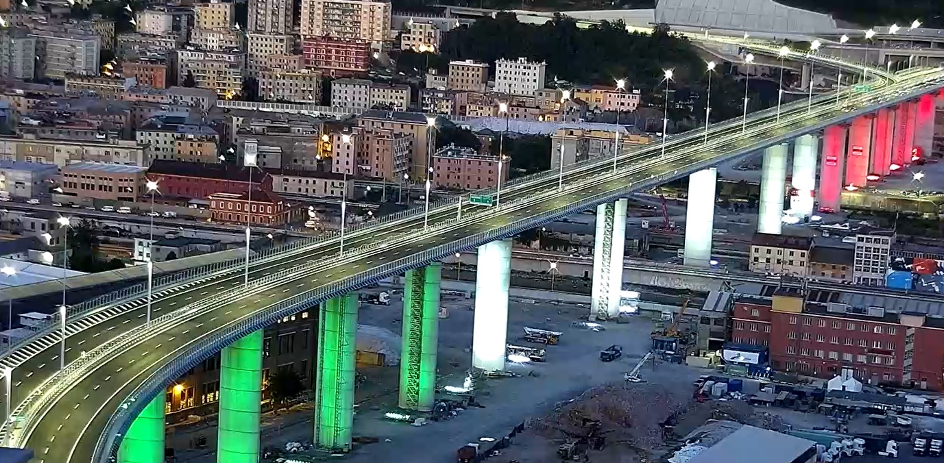 3 agosto 2020: 5 anni fa l'inaugurazione del ponte Genova San Giorgio