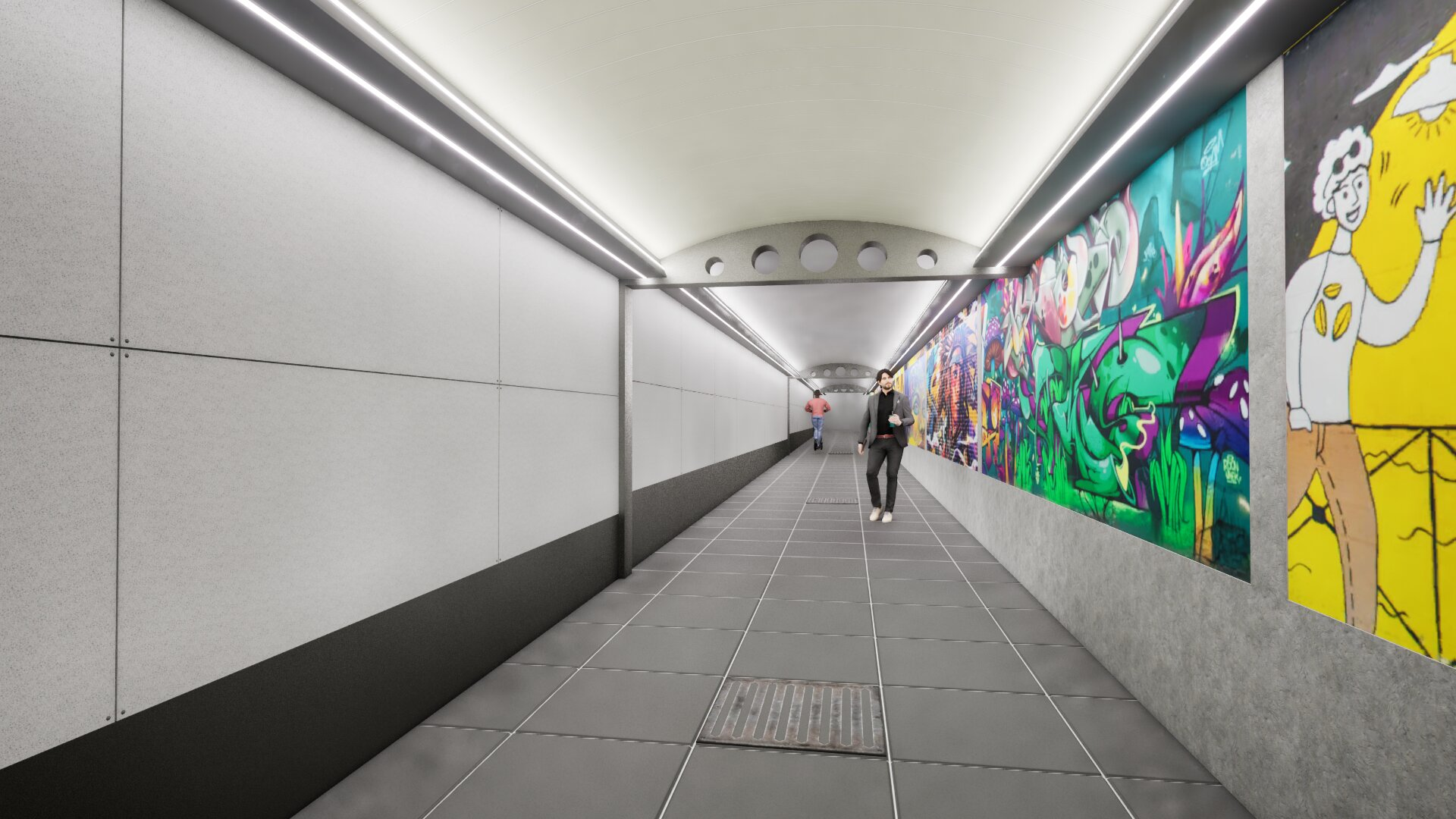 Restyling del tunnel di Borgo Incrociati: resterà chiuso fino a fine anno