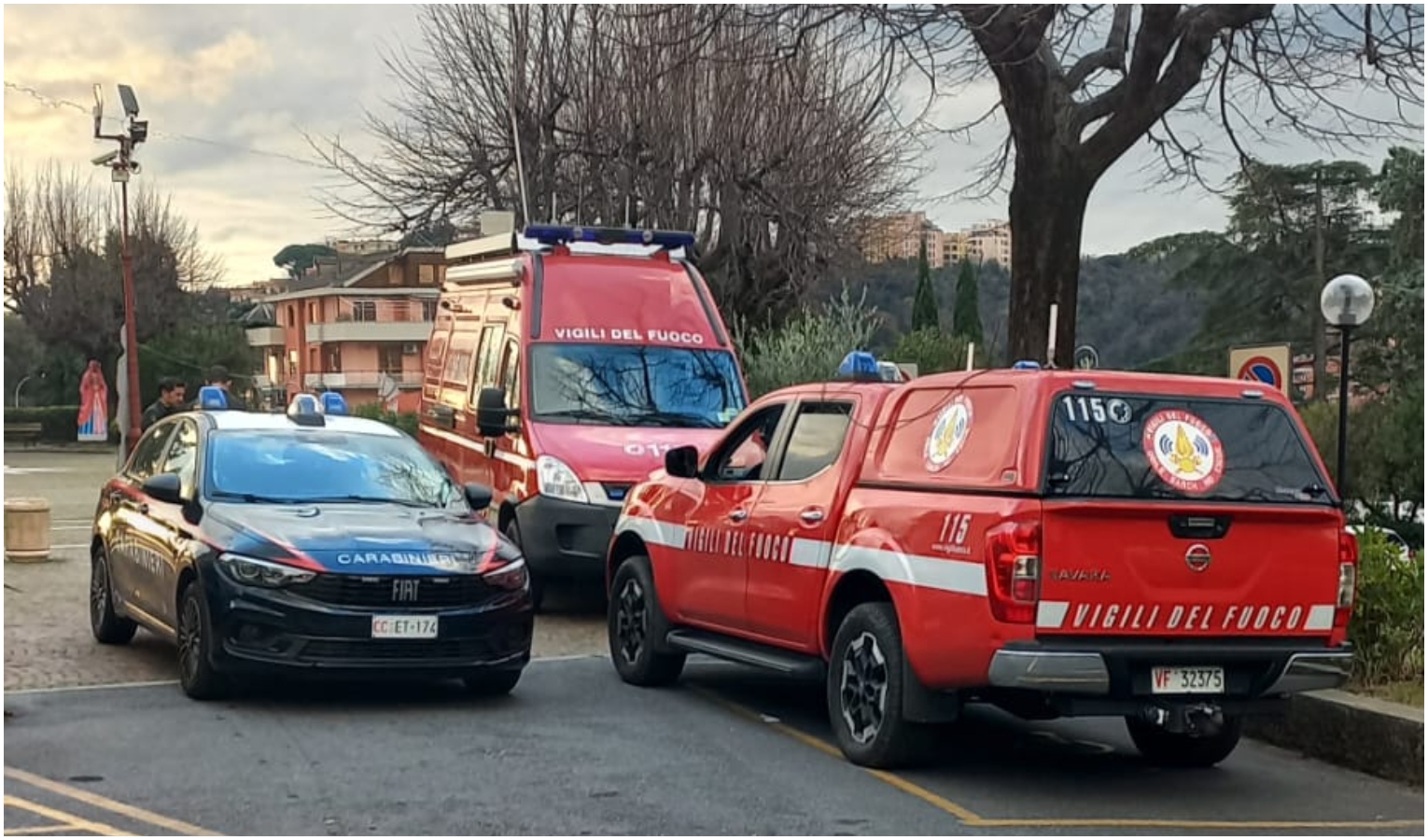 Un'auto dei carabinieri